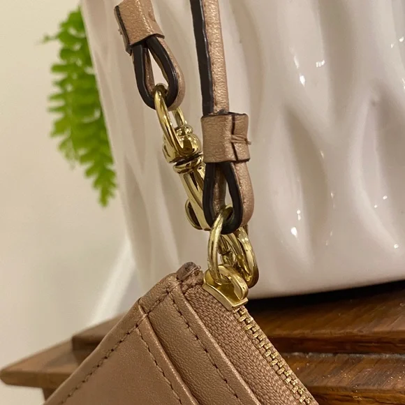 Coach Beige Wristlet Clutch - Picture 4 of 7